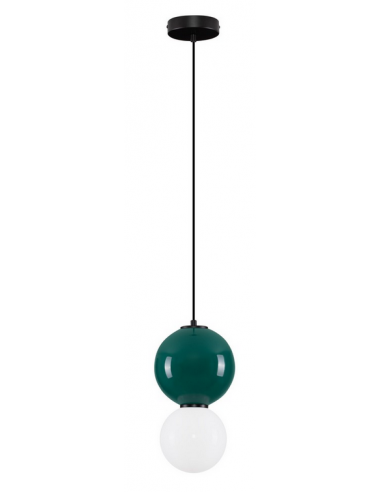 loftlampe pendellampe glas moderne design retro