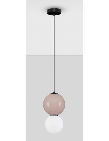 loftlampe pendellampe glas moderne design retro