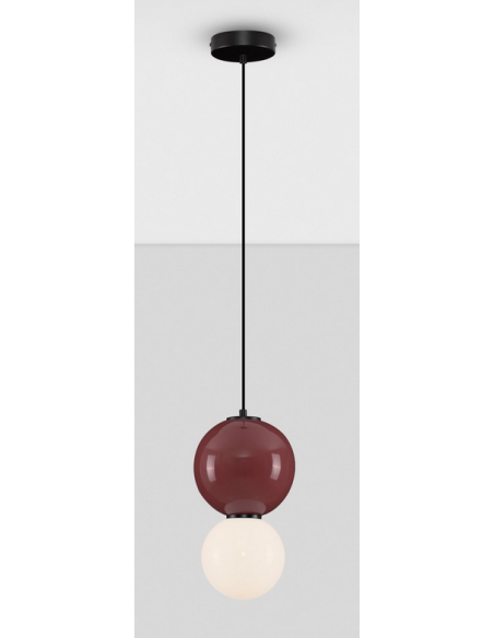 loftlampe pendellampe glas moderne design retro