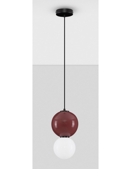 loftlampe pendellampe glas moderne design retro