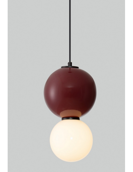 loftlampe pendellampe glas moderne design retro
