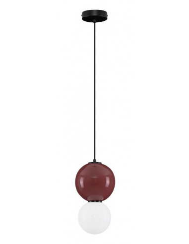 loftlampe pendellampe glas moderne design retro