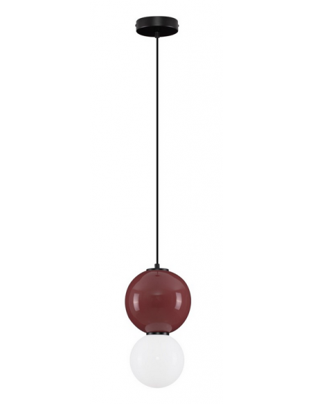 loftlampe pendellampe glas moderne design retro