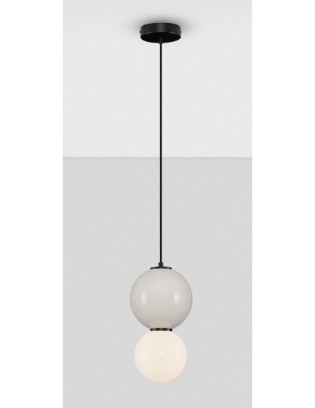 loftlampe pendellampe glas moderne design retro
