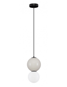 loftlampe pendellampe glas moderne design retro