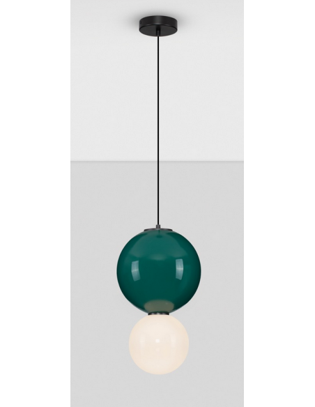 loftlampe pendellampe glas moderne design retro