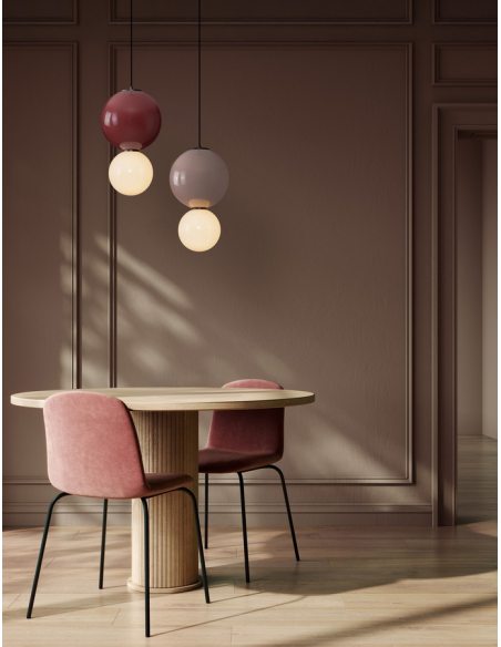 loftlampe pendellampe glas moderne design retro