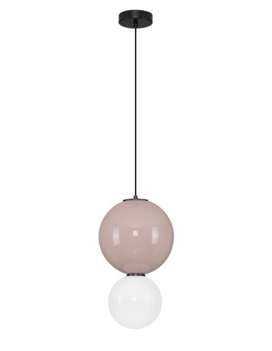 loftlampe pendellampe glas moderne design retro