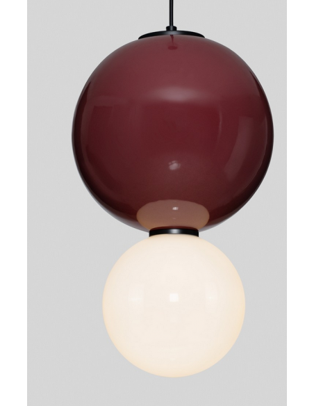 loftlampe pendellampe glas moderne design retro