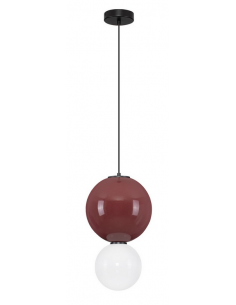 loftlampe pendellampe glas moderne design retro