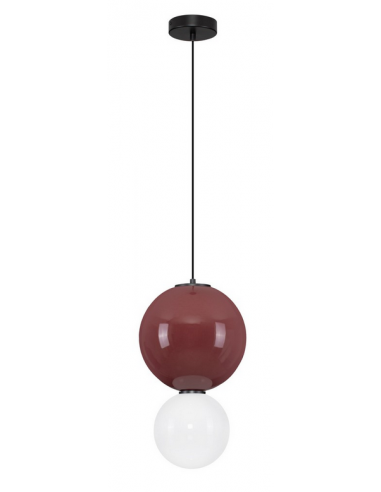 loftlampe pendellampe glas moderne design retro