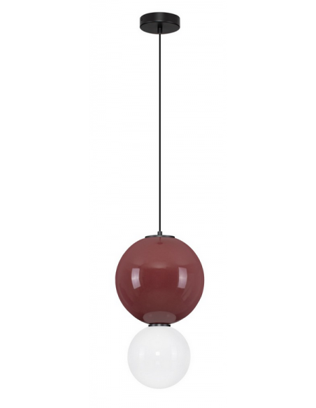 loftlampe pendellampe glas moderne design retro