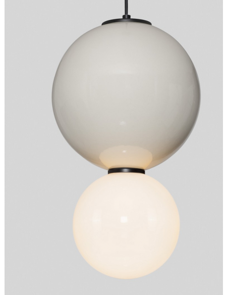 loftlampe pendellampe glas moderne design retro