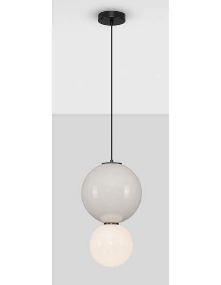 loftlampe pendellampe glas moderne design retro