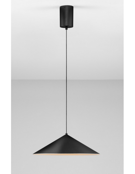 loftlampe pendellampe moderne design retro sort