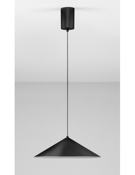 loftlampe pendellampe moderne design retro sort