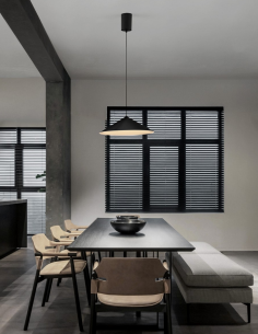 loftlampe pendellampe moderne design retro sort 2