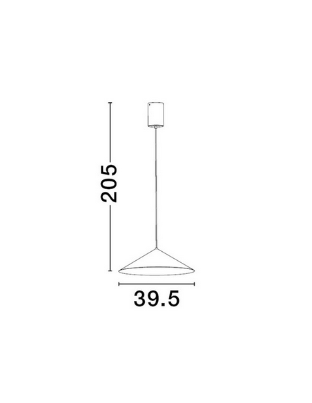 loftlampe pendellampe moderne design retro sort