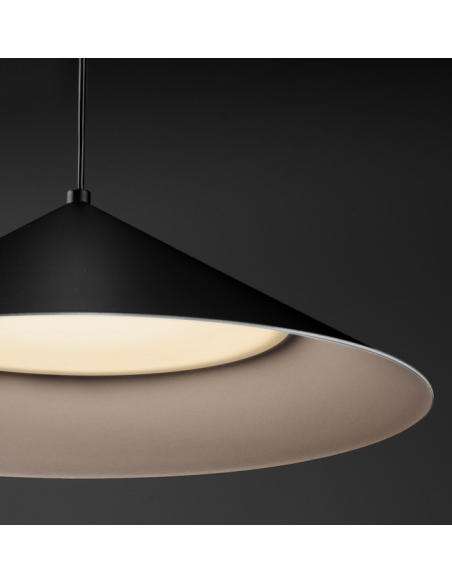 loftlampe pendellampe moderne design retro sort