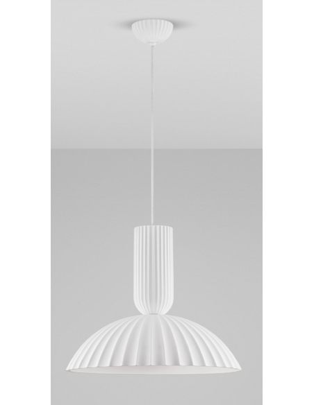 loftlampe pendellampe moderne design retro hvid