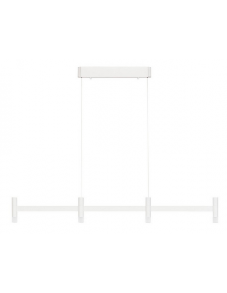 langbordspendel moderne design køkken spisebord hvid led