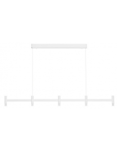 langbordspendel moderne design køkken spisebord hvid led