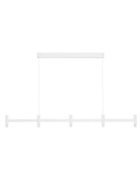 langbordspendel moderne design køkken spisebord hvid led