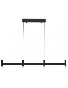 langbordspendel moderne design køkken spisebord sort led