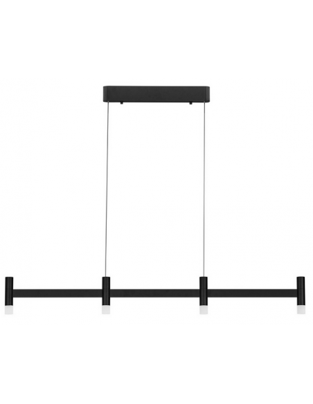 langbordspendel moderne design køkken spisebord sort led