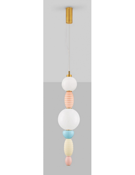 loftlampe pendellampe glas moderne design retro
