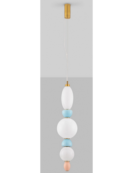 loftlampe pendellampe glas moderne design retro