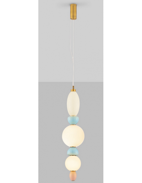 loftlampe pendellampe glas moderne design retro