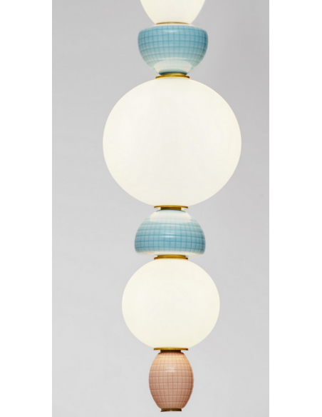loftlampe pendellampe glas moderne design retro