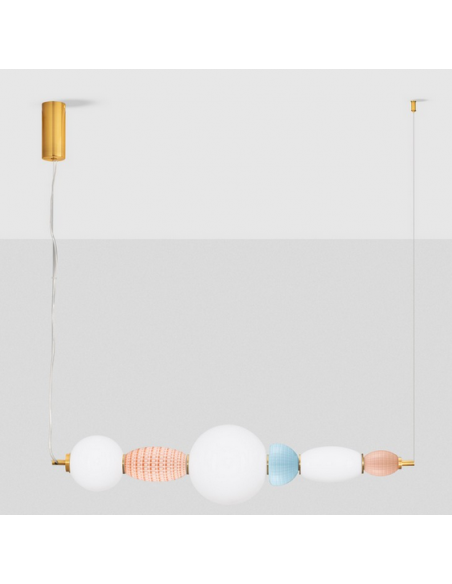 langbordspendel moderne design køkken spisebord led retro