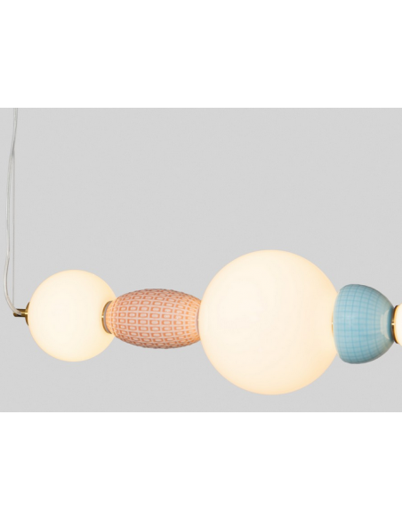 langbordspendel moderne design køkken spisebord led retro