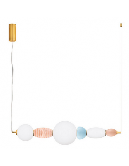 langbordspendel moderne design køkken spisebord led retro