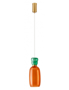 loftlampe pendellampe glas moderne design retro