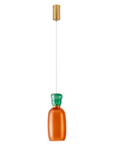 loftlampe pendellampe glas moderne design retro