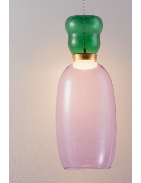 loftlampe pendellampe glas moderne design retro