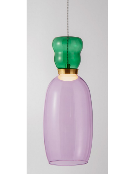 loftlampe pendellampe glas moderne design retro