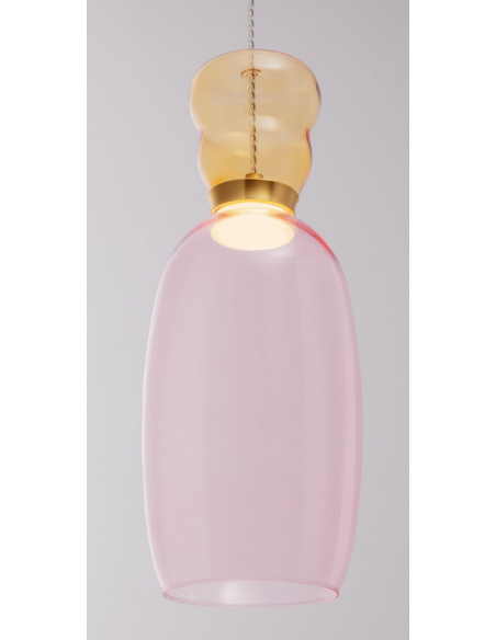 loftlampe pendellampe glas moderne design retro