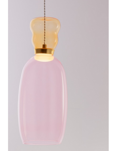 loftlampe pendellampe glas moderne design retro