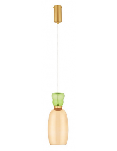 loftlampe pendellampe glas moderne design retro