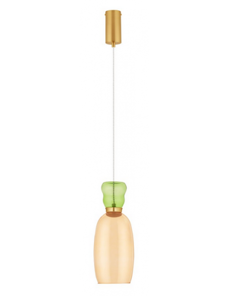 loftlampe pendellampe glas moderne design retro