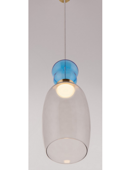 loftlampe pendellampe glas moderne design retro led