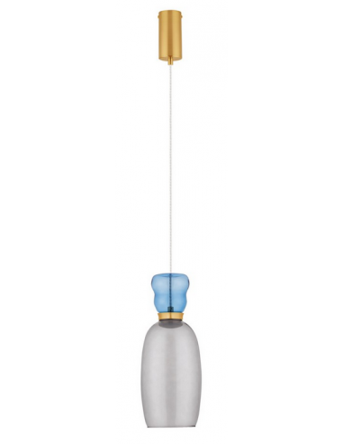 loftlampe pendellampe glas moderne design retro led