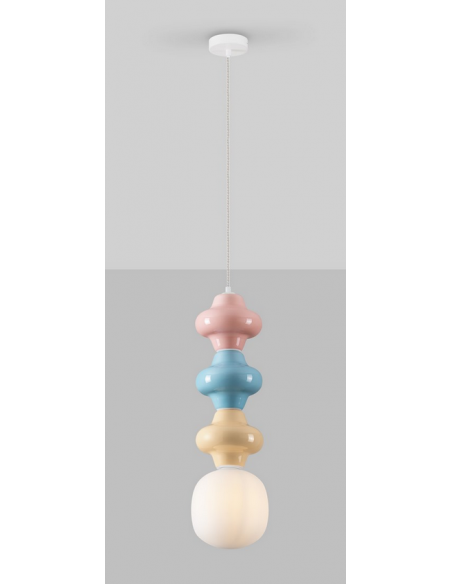 loftlampe pendellampe glas moderne design retro