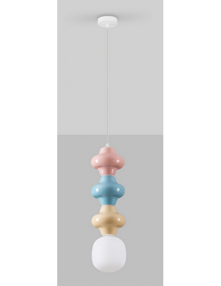 loftlampe pendellampe glas moderne design retro