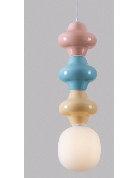 loftlampe pendellampe glas moderne design retro