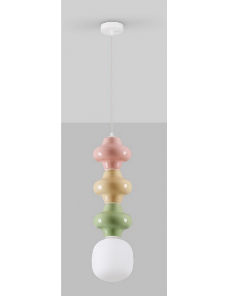 loftlampe pendellampe glas moderne design retro